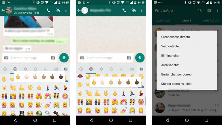 WhatsApp sumó un gesto obsceno a su lista de íconos