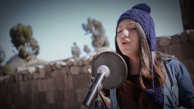 Viral Joven peruana canta en quechua canción de Michael Jackson