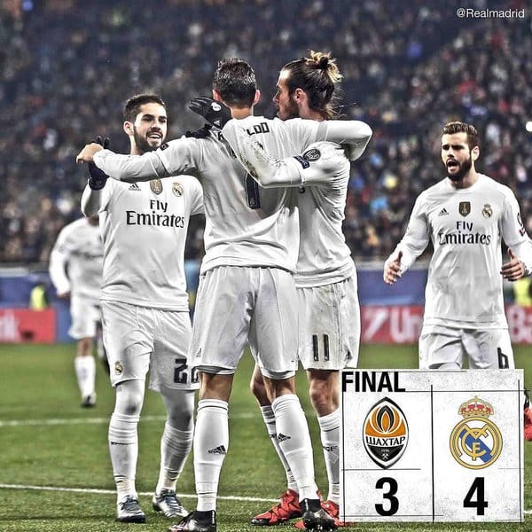Real Madrid Ganaba 4-0 y término sufriendo 4-3