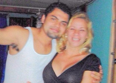 Adrián Salmerón Silva junto a su amante en Costa Rica