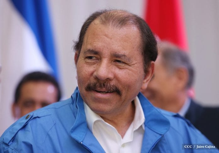 El Presidente Daniel Ortega de Nicaragua