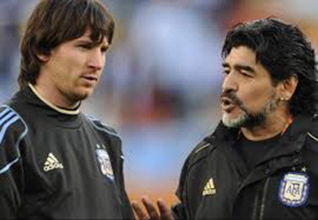 Maradona ataca a Messi