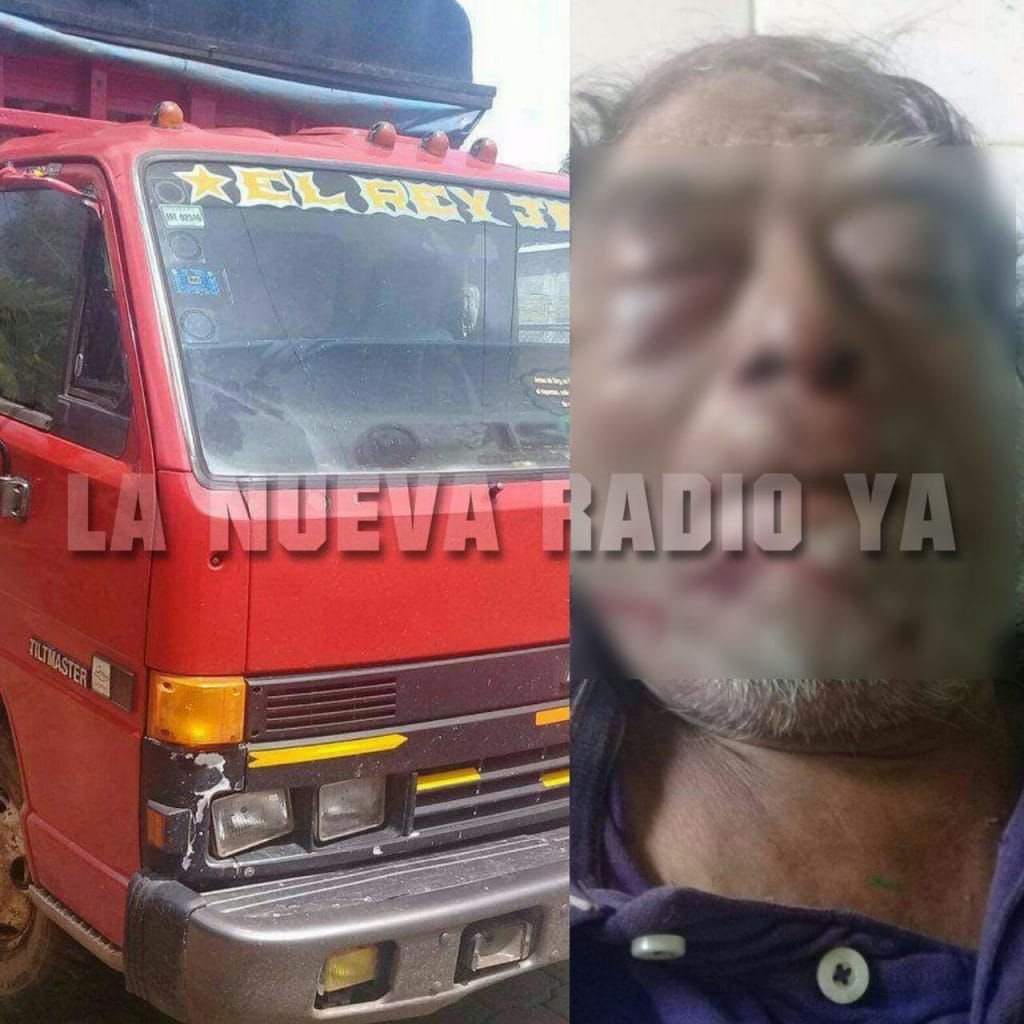 Telésforo Maldonado Vargas murió atropellado por un camión en Nueva Guinea
