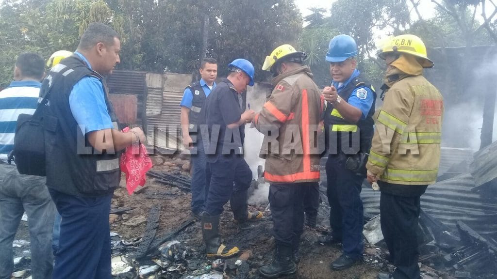 El incendio ocurrió en el barrio 29 de octubre, en la ciudad de Estelí.