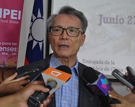 El embajador de Taiwán en Nicaragua Jaime Wu