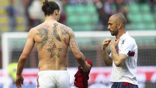 Zlatan Ibrahimovic mostró su nuevo tatuaje