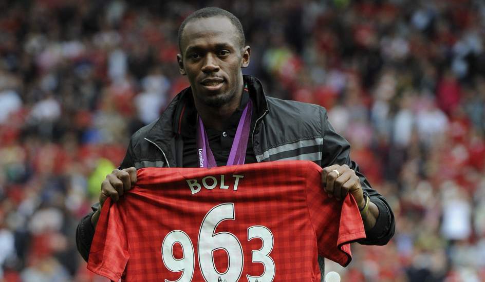 Usain Bolt sueña con jugar para el Manchester United