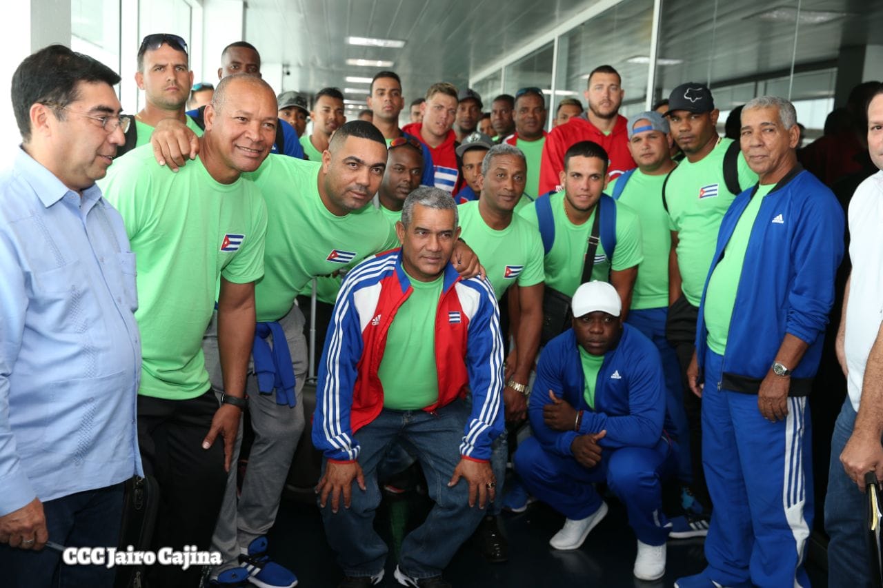 Selección de Cuba llega a Nicaragua
