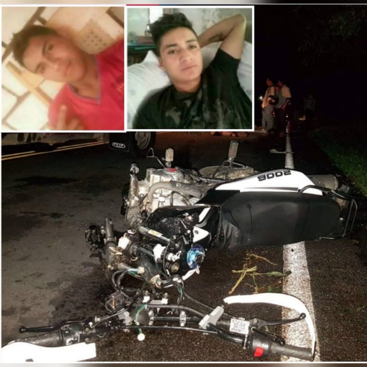 Dos jovencitos fallecieron la noche del sábado en un accidente en Dipilto, Nueva Segovia