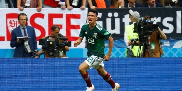 México venció 1 a 0 a Alemania con gol de Lozano al minuto 35
