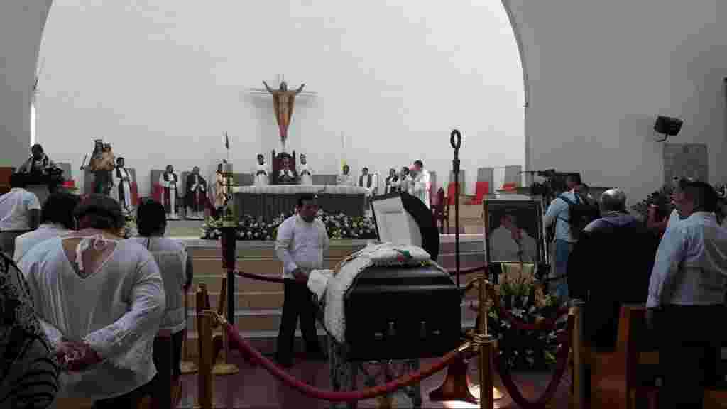 Rinden homenaje en la Catedral de Managua al Cardenal Miguel Obando y Bravo