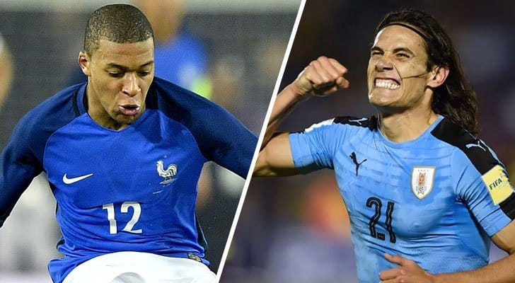 Uruguay vs. Francia: ambos equipos llegan invictos a los cuartos de final 