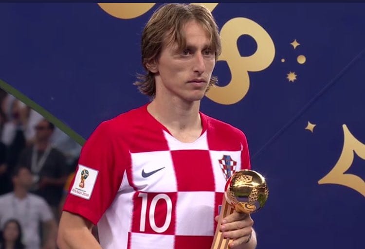 Luka Modric, Balón de Oro del Mundial de Rusia