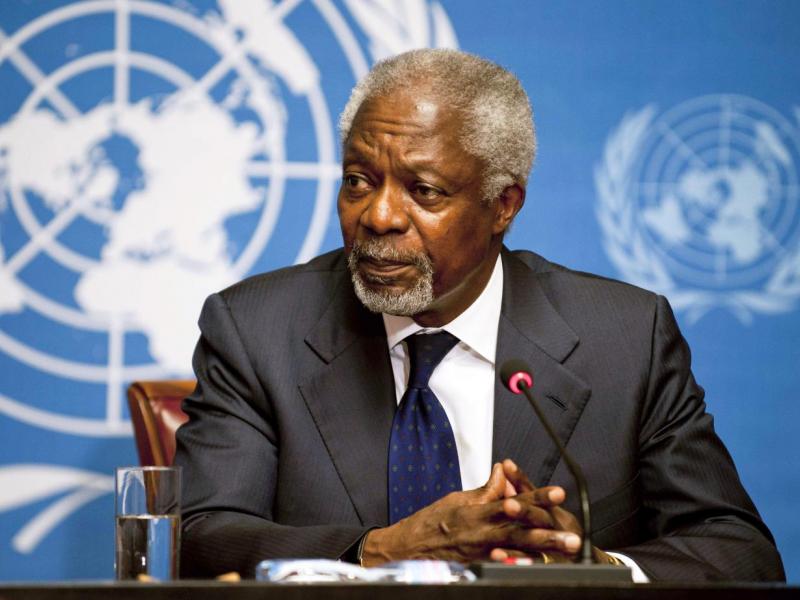 Fallece el ex secretario general de la ONU Kofi Annan