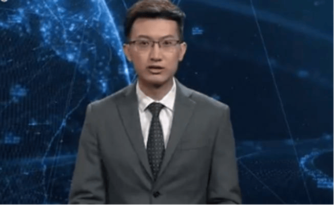 Xinhua presenta un robot presentador de noticias que trabaja 24 horas al día