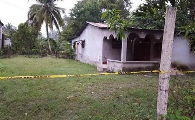 En esta vivienda fue asesinada la misionera japonesa. Foto cortesía La Prensa Libre de Guatemala