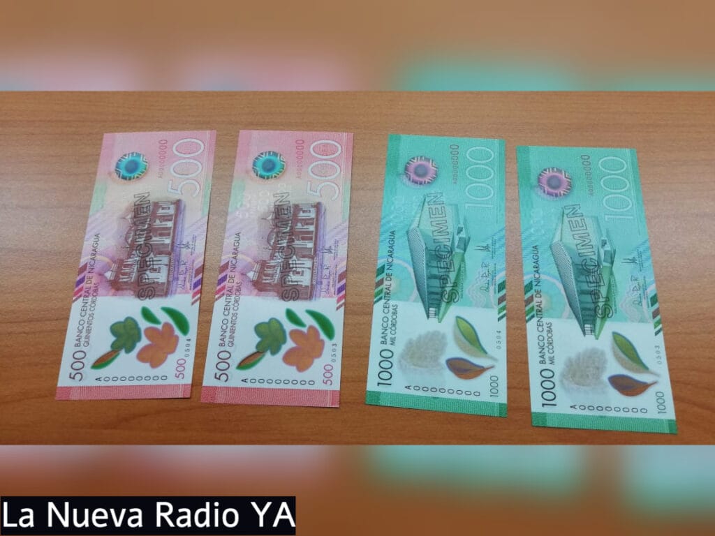 Banco Central de Nicaragua emite nuevos billetes de avanzada tecnología en Nicaragua 