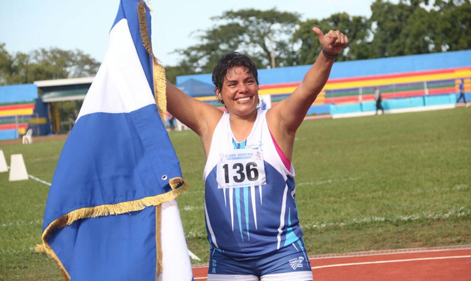 La atleta nicaragüense Dalila Rugama