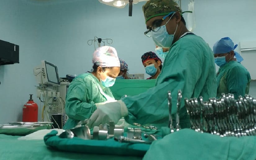 Jornada quirúgica en hospital La Mascota, Managua 