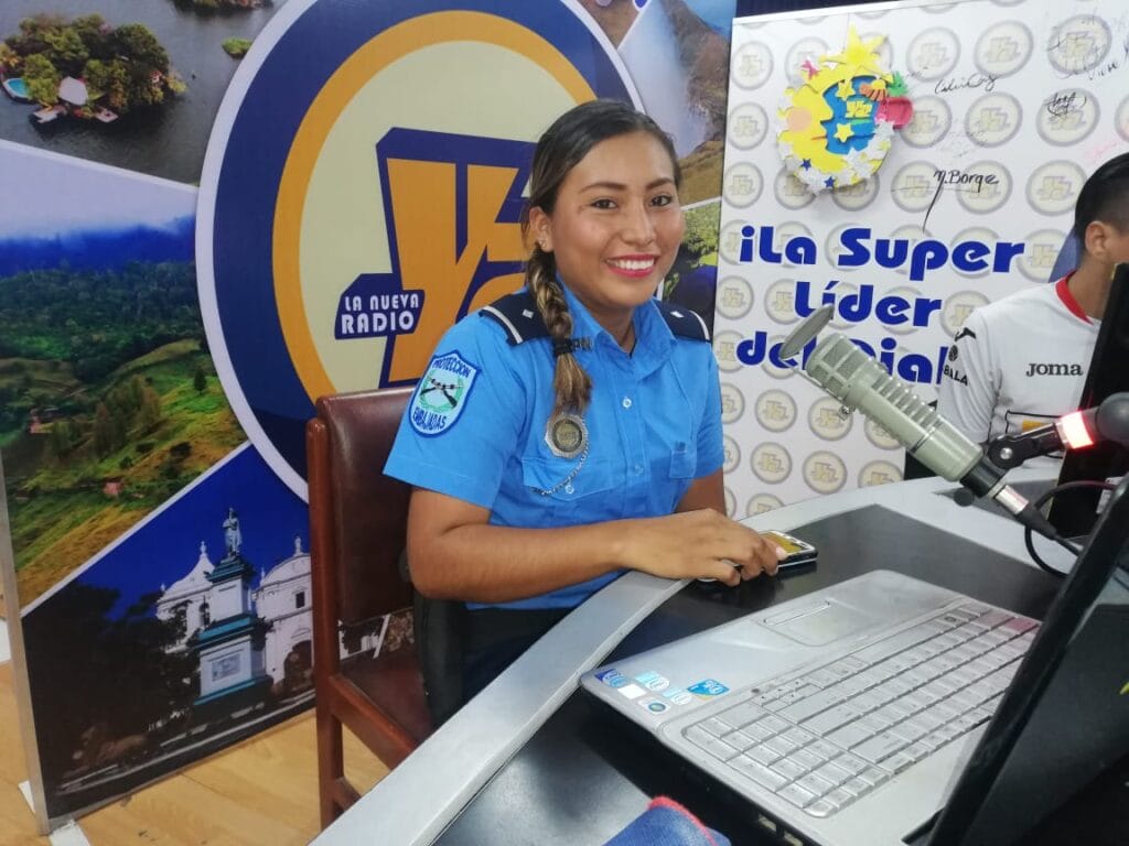 La Sub oficial de la Policía Nacional, Nancy Raquel Canales Mora