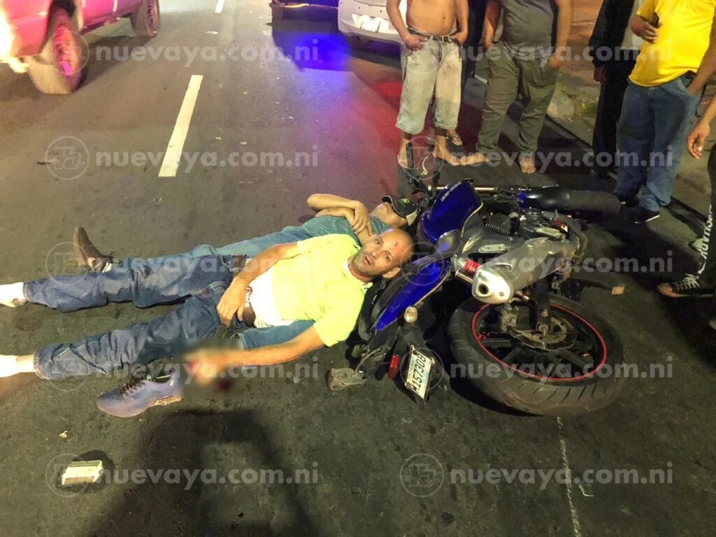 El aparatoso accidente ocurrio en la pista Montoya – Guanacaste, en Managua