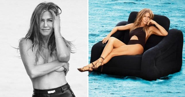 Jennifer Aniston posó en Topless para la revista Haper's Bazaar