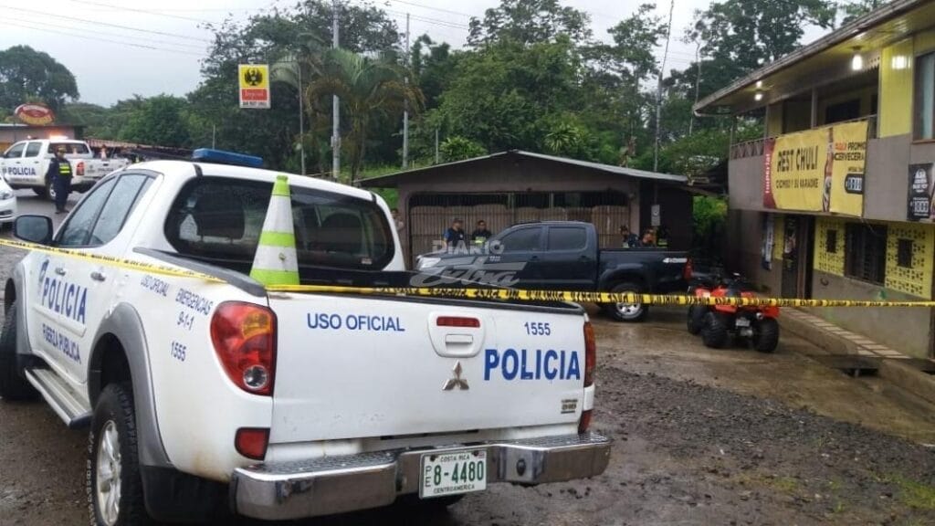 En este restaurante fue asesinado el compatriota nicaragüense. Foto Cortesía del Diario Extra de Costa Rica