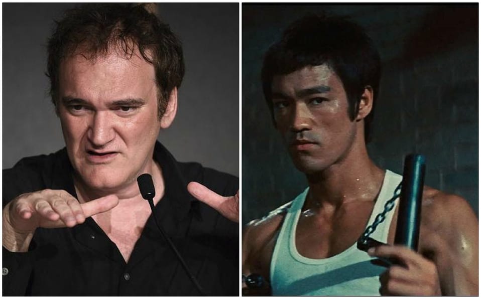 Quentin Tarantino y Bruce Lee