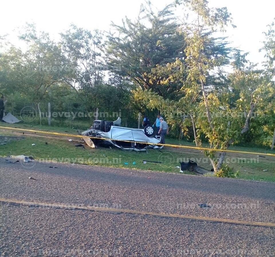 Tres personas perdieron la vida en un accidente de tránsito en Somoto