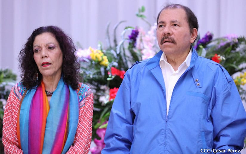 Compañeros Daniel Ortega y Rosario Murillo