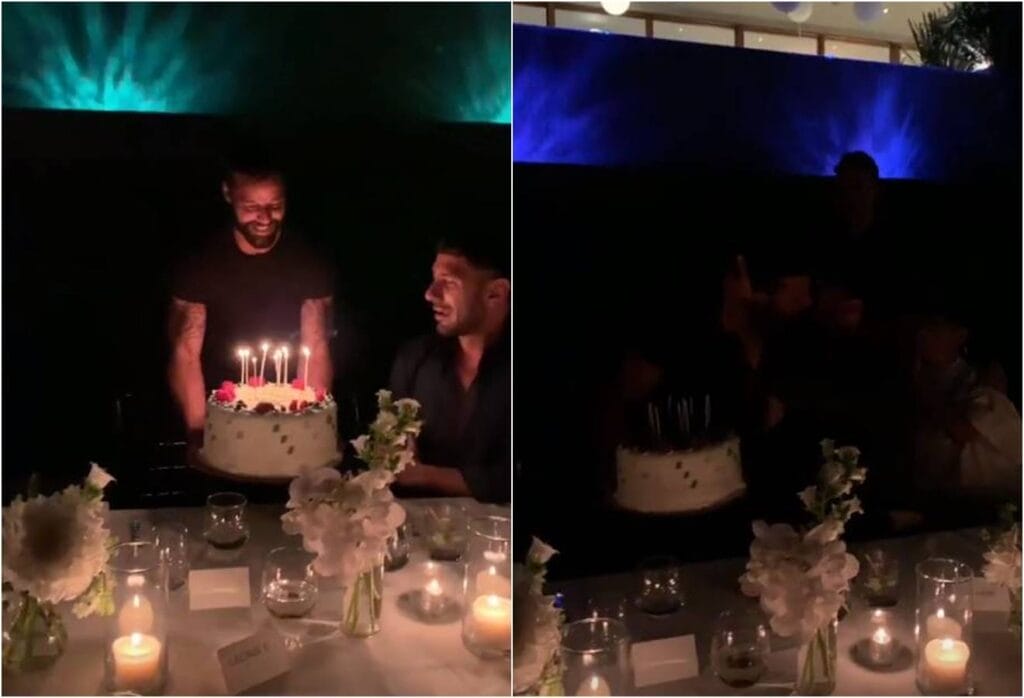 Ricky Martin celebra cumpleaños de Jwan