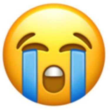 Rostro de llanto emoji