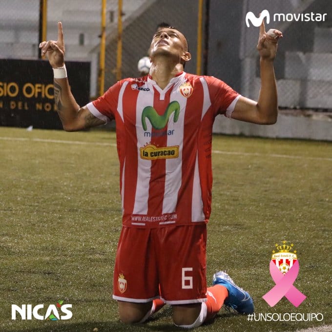 Real Estelí sigue líder del torneo de fútbol de Nicaragua. Foto @realestelifc