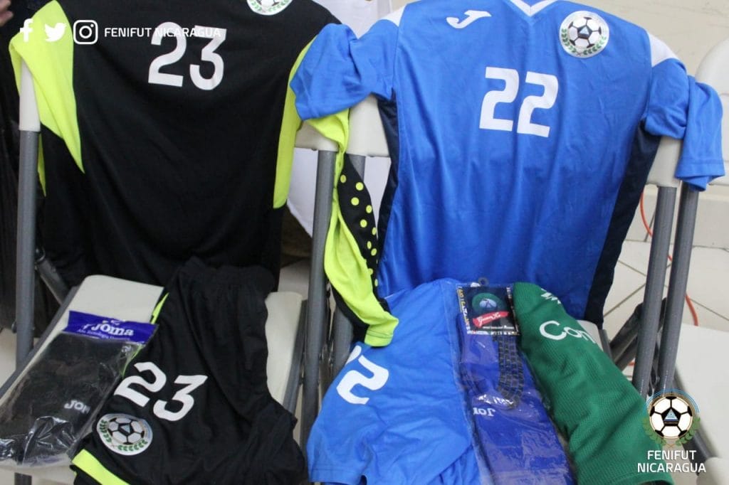 El uniforme de la Selección de Nicaragua