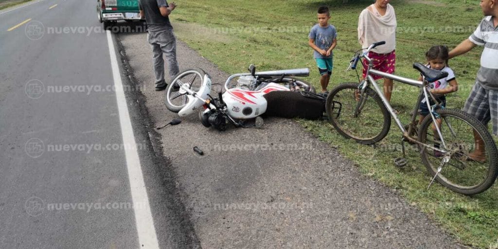 El accidente ocurrió en el kilómetro 145 de la carretera Chinandega-Somotillo