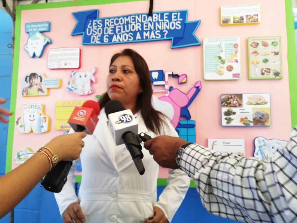 Rosa Chamorro, responsable de salud bucal del SILAIS Managua