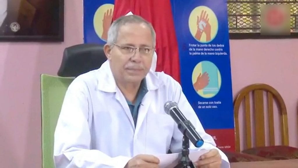 Doctor Carlos Sáenz, Secretario General del MINSA