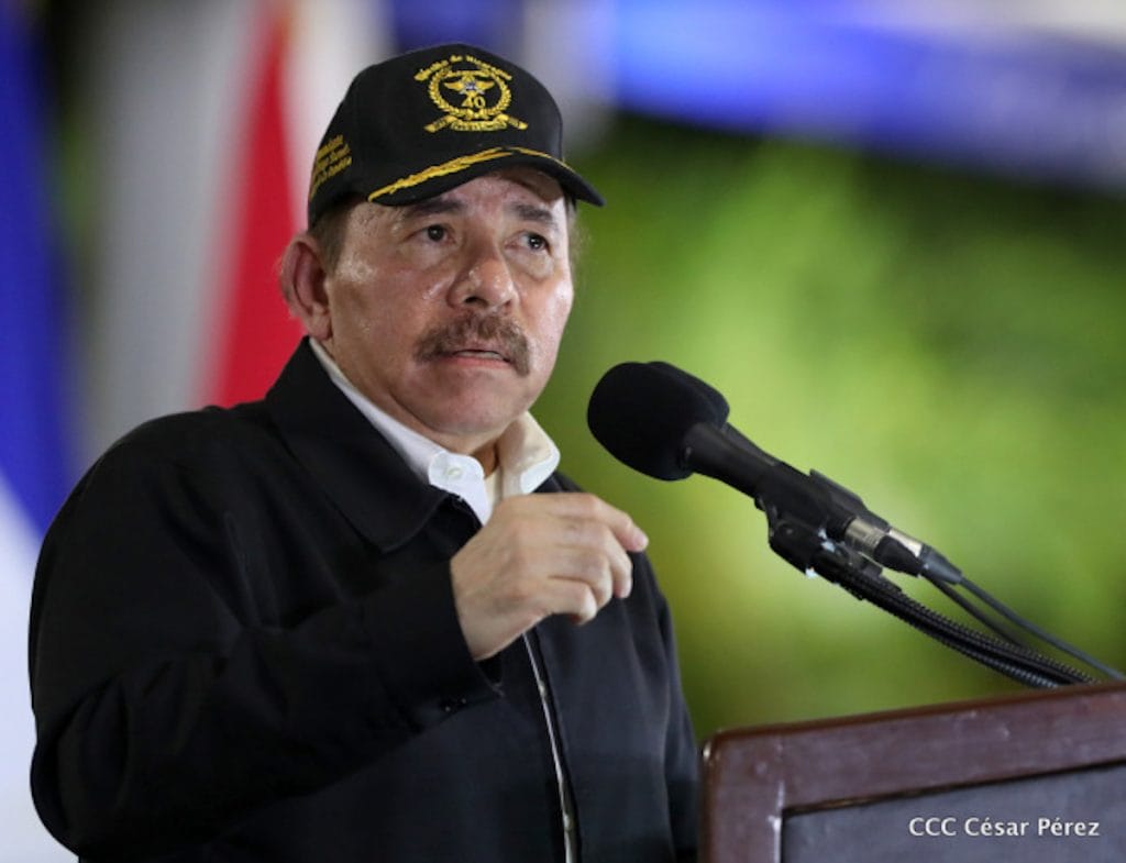 El Presidente de Nicaragua Daniel Ortega Saavedra