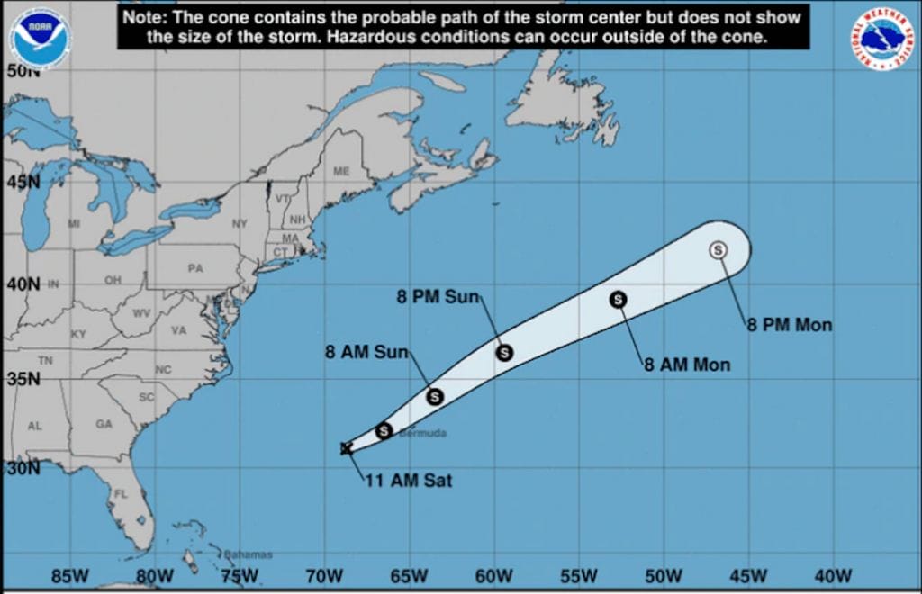 Se forma la Depresión Tropical 5, podría convertirse en la Tormenta Edouard. Foto NOAA