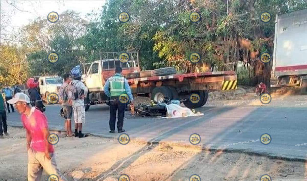 El accidente ocurrió en el kilómetro 52 de la carretera a La Boquita, en Diriamba