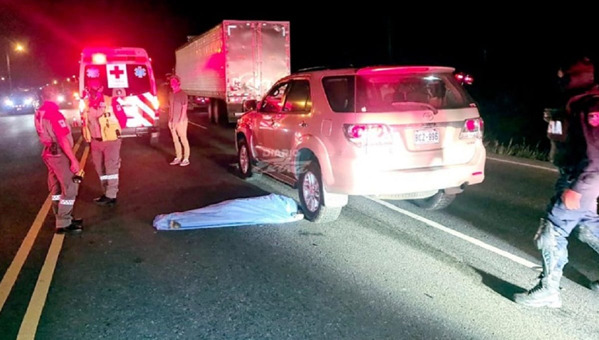 Pinolero pierde la vida atropellado por camioneta
