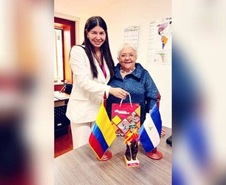 Nicaragua visita a la Senadora Imelda Daza Cotes, de Colombia