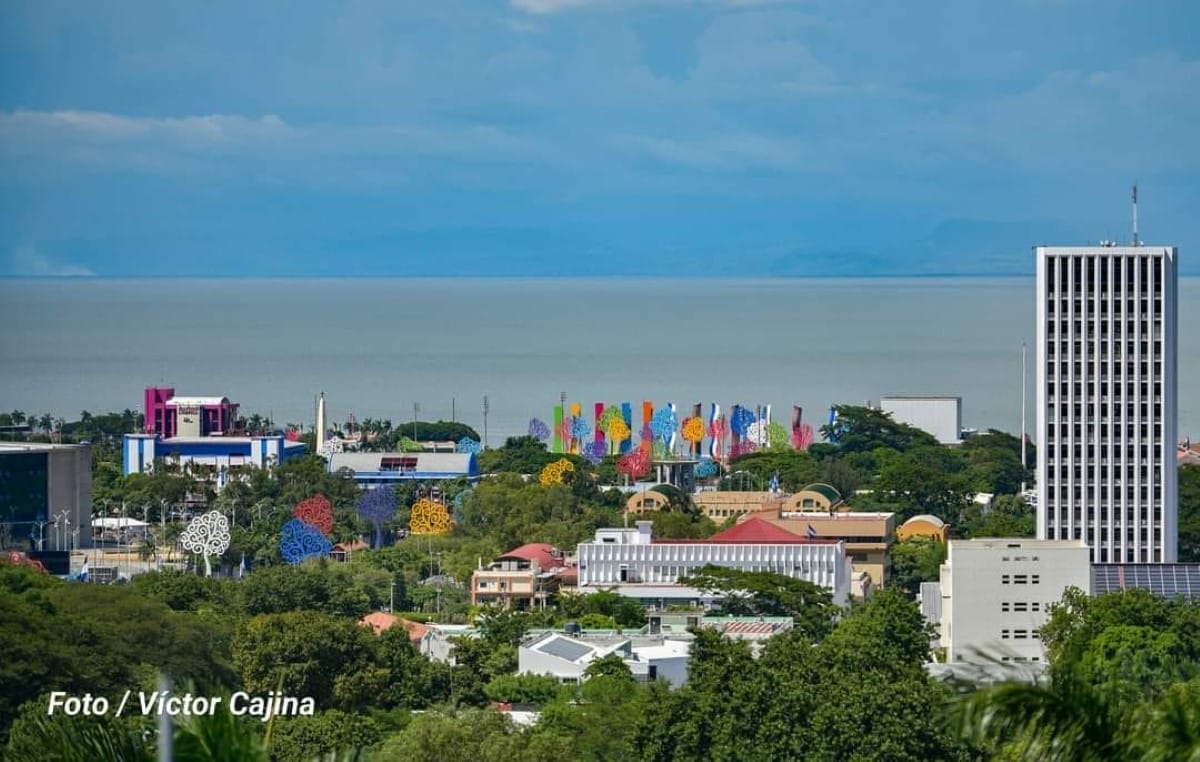 Foto de Managua, desde el Mirador Tiscapa. Por Victor Cajina