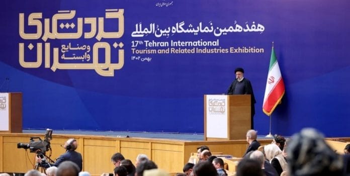 El Presidente de Irán Seyed Ebrahim Raisi inauguró la Feria Internacional de Turismo y las Industrias Relacionadas en Teherán