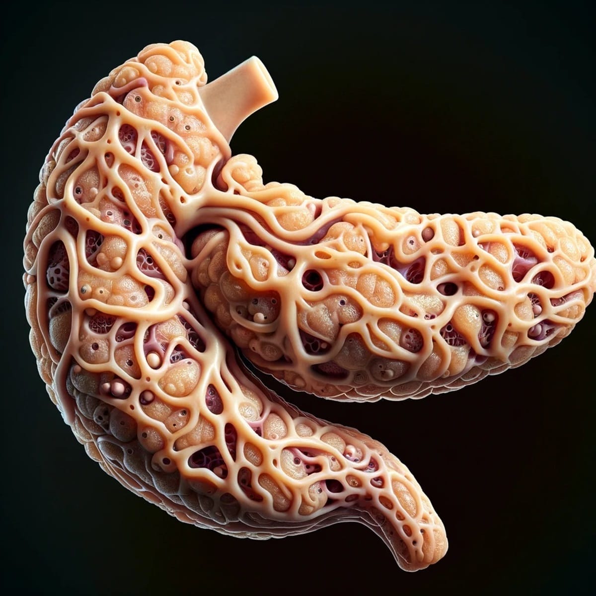 Imagen de un páncreas humano