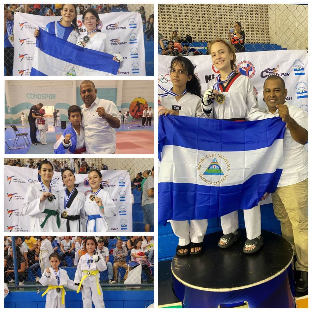 Selección Nacional de Taekwondo de Nicaragua: ¡Triunfo en Juegos Centroamericanos!