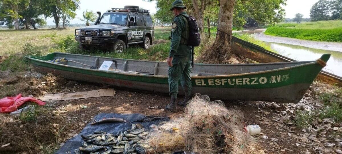 Nicaragüenses detenidos pescando ilegalmente en río Caño Negro, Costa Rica