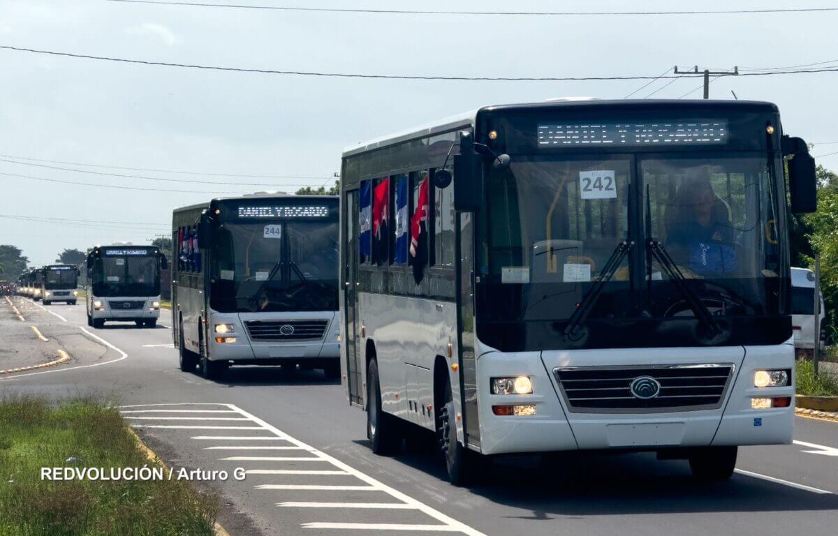 250 autobuses Yutong llegan a Managua para modernizar transporte público