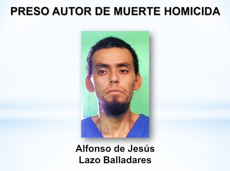 Alfonso de Jesús Lazo Balladares, de 30 años,