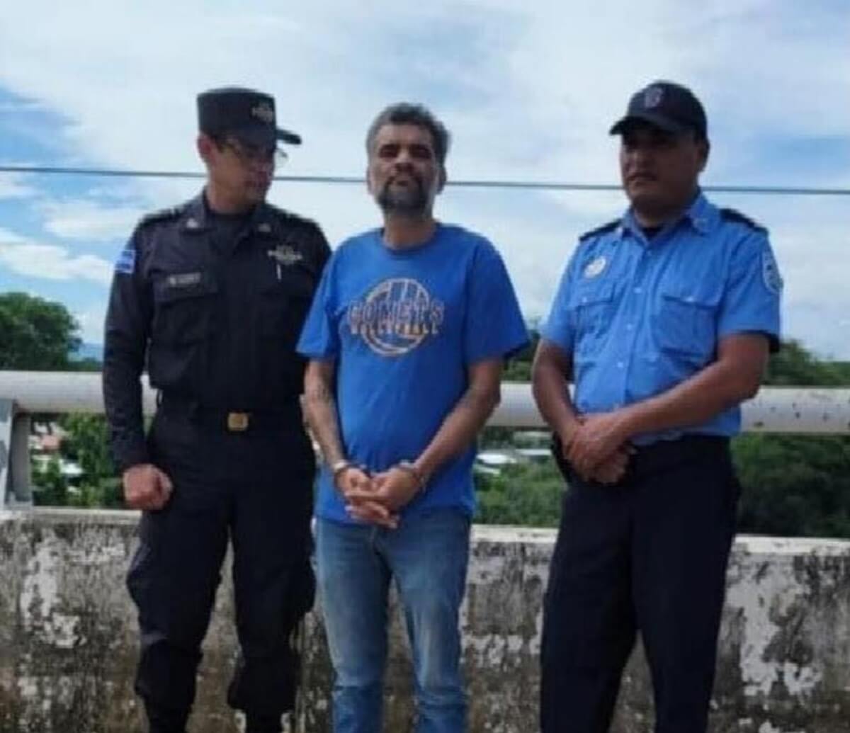 Didier Manuel Díaz, alias El Chino, miembro de la mara MS-13, fue capturado por la Policía Nacional